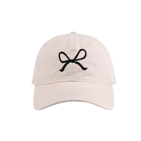 Sumleno Womens Trendy Cute Bow Baseball Cap Y2k Aesthetic Coquette