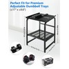 Tesmirror Adjustable Dumbbell Stand Rack Upgrade Weight Stand for Home