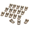 Slim-Line Set of (18) Mini Cascading Hooks (Camel) by ClosetHangerFactory
