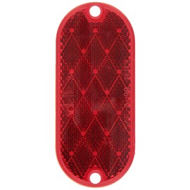 Grote 41032 Red Oval Reflector