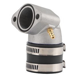 GOOFIT Black Motorcycle Carburetor Intake Manifold Inlet Pipe Replacement for GY6 150