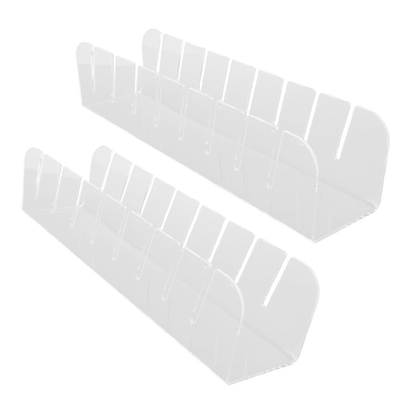 2PCS Set Baseball Cap Stand Acrylic Multifunctional Standing Hat Organizer