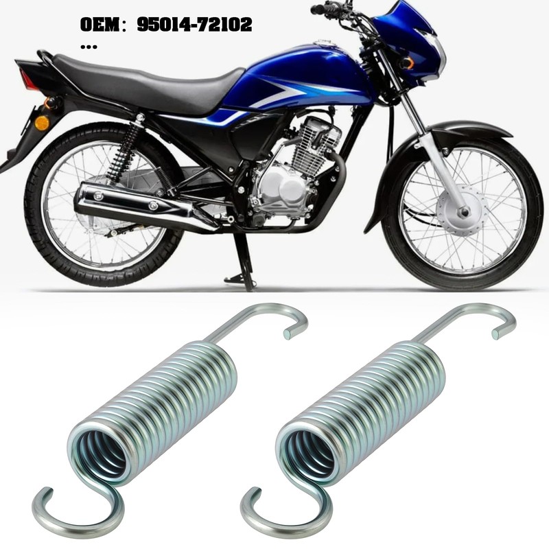 VGOL 2pcs Motorcycle Side Stand Springs 95014-72102 Compatible with Honda