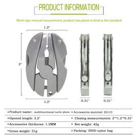 Portable Multitool Pliers Stainless Steel Mini Multifunction Plier for Business Gift/Outdoor