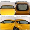 Windshield Sunshade Kit for Toyota Supra 2019-2026 Accessories Front Rear