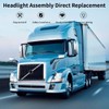 TLGYAUTO Fog Lights Pair Set Compatible with 2003-2017 VN/VNL Truck,