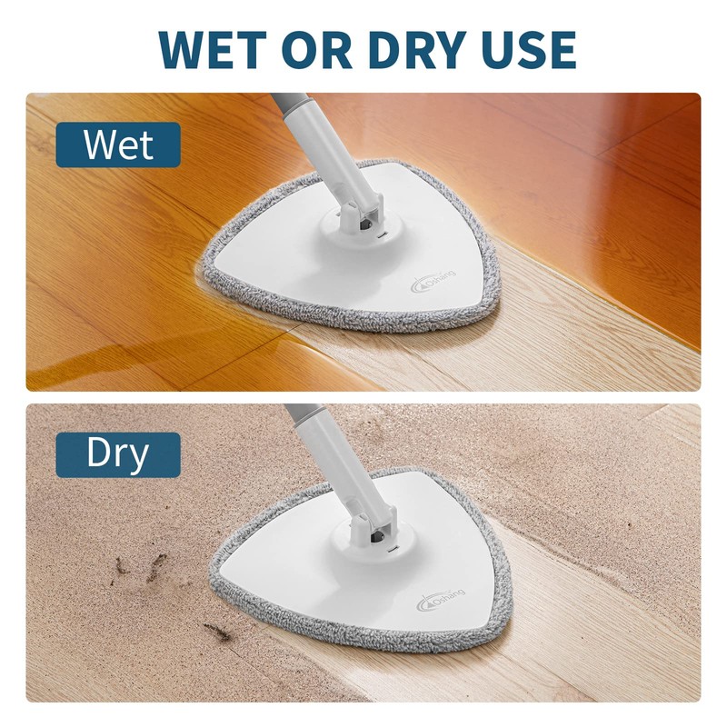 Oshang Spin Mop OG5 Mop Heads Pads Refill 2 Pack,