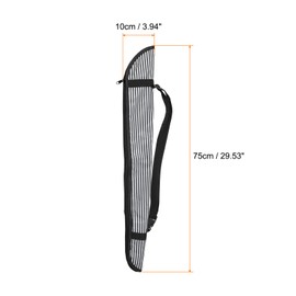 HARFINGTON Umbrella Shoulder Bag 33.5"x6" Reversible Umbrellas Sleeve Cover Portable Waterproof Case for Storage Carry Travel Home Outdoor, Stripe