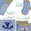 YANWANG 12 Pairs Non-Skid Cotton Socks with Grip for Baby