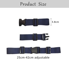 Surriba Chest Strap Backpack Accessories 3.8 cm, School Bag Retrofitting for Children Adults General Mountain Bag Stronger (Navy Blue)