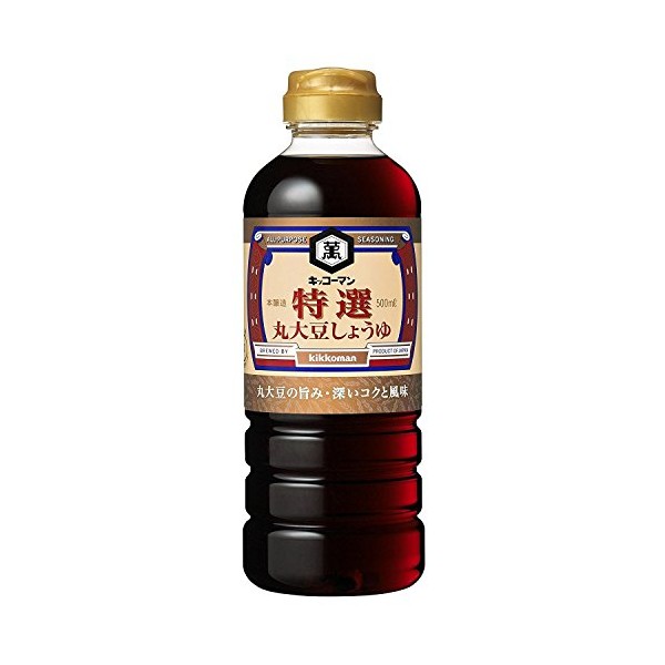 Kikkoman specialties whole soybeans and soy sauce 500ml x6 pieces
