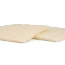 ELANEE 20 Wool Pads for Nursing Breastfeeding Mums - Cover Stressed Nipples and Sensitive Skin - Natural Lanolin - Ready to Use Fatty Wool - 8cm x 8cm (224-00)