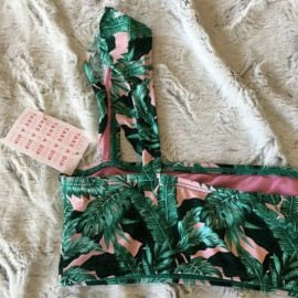 Dippin' Daisy's Nwt Dippin' Daisy's green Tropical Bikini Top  Size Medium summer