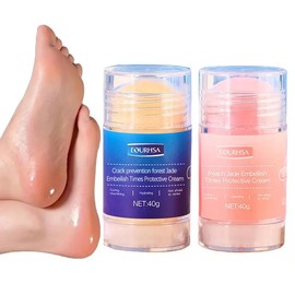 Buy 1 Get 1,Foot Care Cream,Anti Cracked Foot Cream,Moisturizing,Anti Crack,Softening and Nourishing Cream for Dry,Cracked Feet,Remove Dead Skin and Moisturize Dry Skin footbalm fix:_Only One Pink