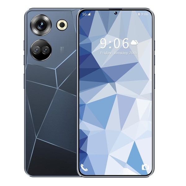 VIVAHHX C20 Pro Unlocked Phone, 8GB+256GB Android Phone, 50MP+13MP Camera,