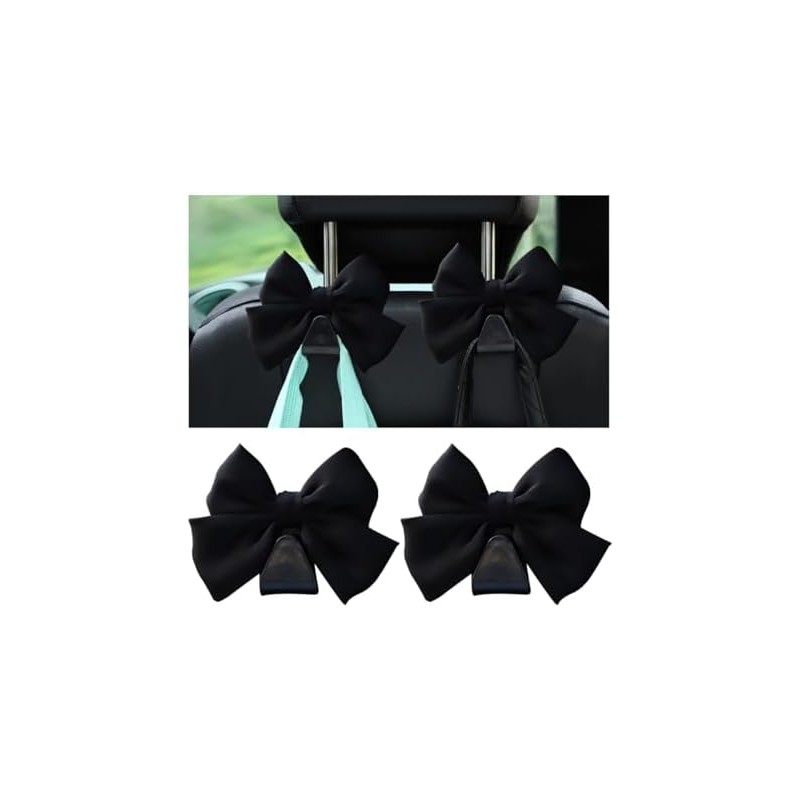 Mandark - 2 ganchos para reposacabezas de asiento de coche,