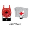 Korky 3030BP Flapper for Eljer Toilet Repairs - Replaces Eljer
