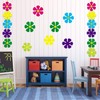 Outus 60 Pieces Flower Shaped Cutouts 60s 70s 80s Mini