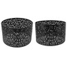 Metal Lamp Shades Hollow Carved Lampshade Modern Style Hollow Lampshade