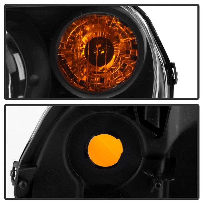 ACANII - For 2006-2011 Chevy HHR Black Headlights Headlamps Head