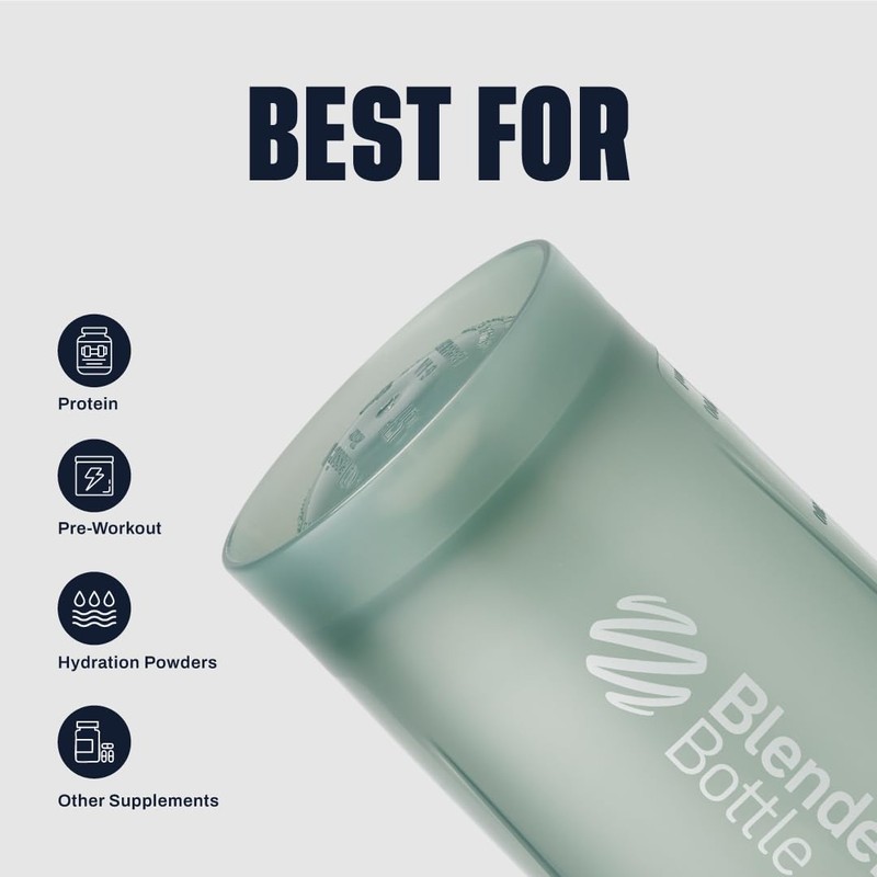 BlenderBottle Classic V2 Shaker Bottle Perfect for Protein Shakes and