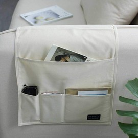 GeKLok Non-Slip Bedside Storage Bag Sofa Chair Armrest Space Saving Storage Bag for Small Items