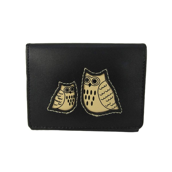 Yumisha Sangyo 2W17 Owl Wallet, Small Wallet, Women's Wallet, Coin