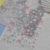 5D Embossed Summer Nail Stickers for Nail Art Self-Adhesive Shell
