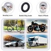 MEAJOO 6PCS Skull Style Tire Valve Stem Caps, with O