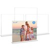 Douildhaiy Acrylic Picture Frame 4x6 inches, 4 Pack Clear Plastic