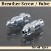 AERZETIX - C73956-2x Valves, Bleeding Screw M10x1.25 - Compatible with