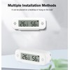 WiFi Thermometer Hygrometer: Smart Temperature and Humidity Sensor, Real-time Monitor,