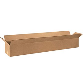 PARTNERS BRAND 60x8x8 Long Corrugated Boxes, Long, 60L x 8W x 8H, Pack of 15 | Shipping, Packaging, Moving, Storage Box for Home or Business, Strong Wholesale Bulk Boxes