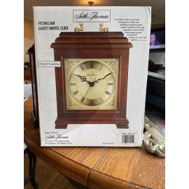 Seth Thomas Fitzwilliam Quartz Mantel Clock Lantern Style Case MMH 1604-B NOS
