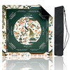 32.5" American Mahjong Mat with Carrying Bag Rolled No-Crease Green