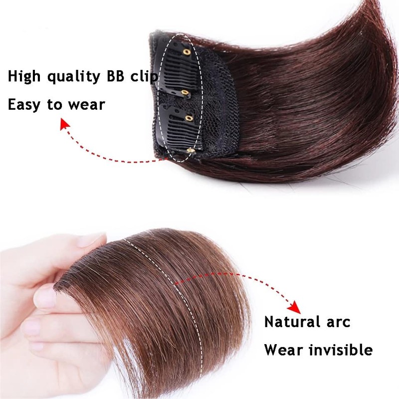 Synthetic Invisible Hair pad piece Seamless Clip In Hair Piece