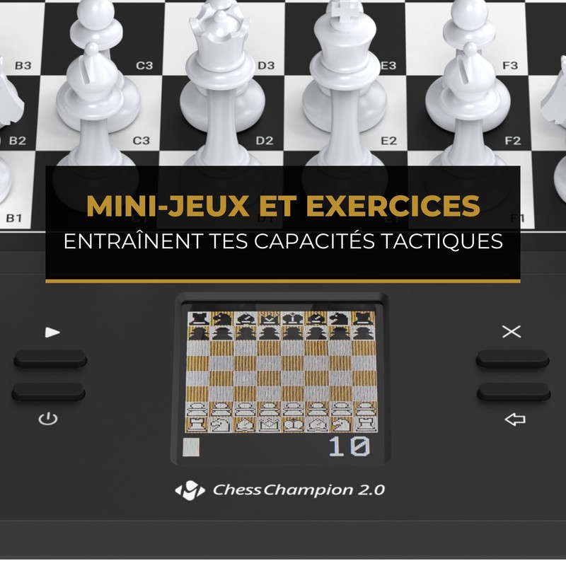 MILLENNIUM M808 ChessChampion 2.0 - Your Smart Chess Trainer with