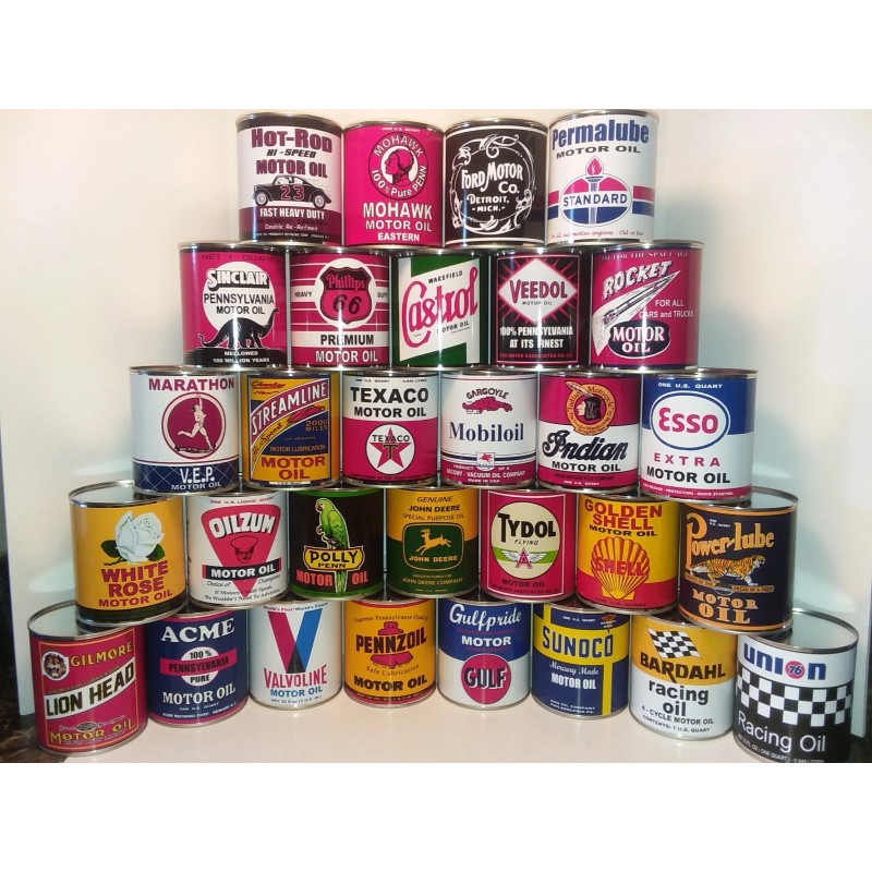 SKELLY MOTOR OIL - Vintage Oil Can 1 qt. -