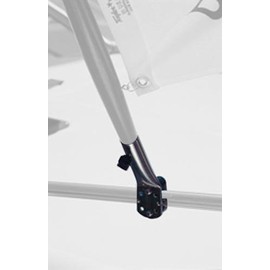 Taylor Made Products 968 Stainless Steel Rail Mount Boat Flag Pole Socket (7/8"-1 1/4" )