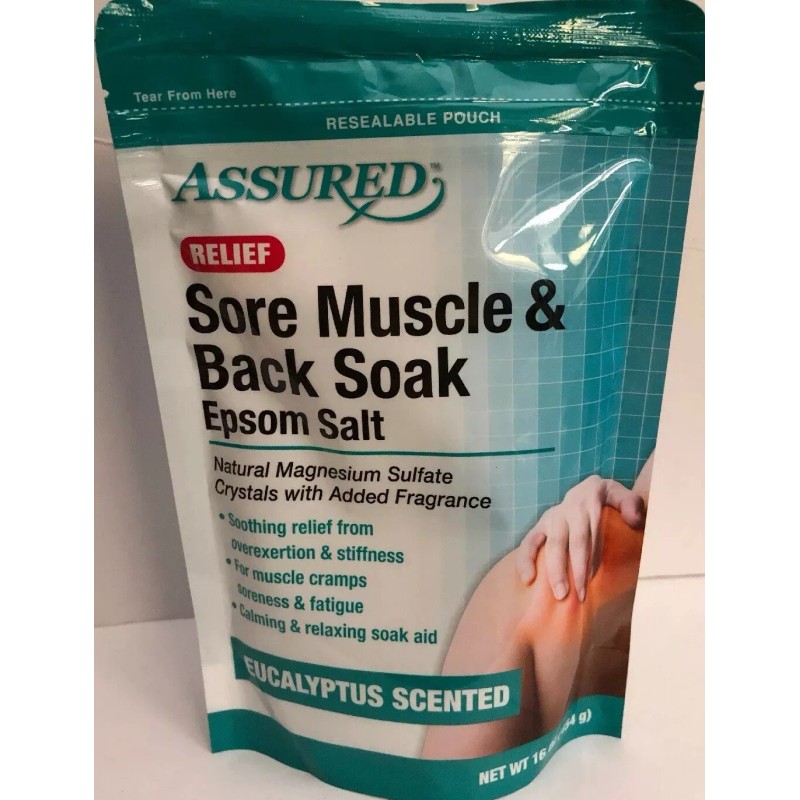 Assured Refresh Foot Soak Epsom Salt Spearmint & Menthol Scented