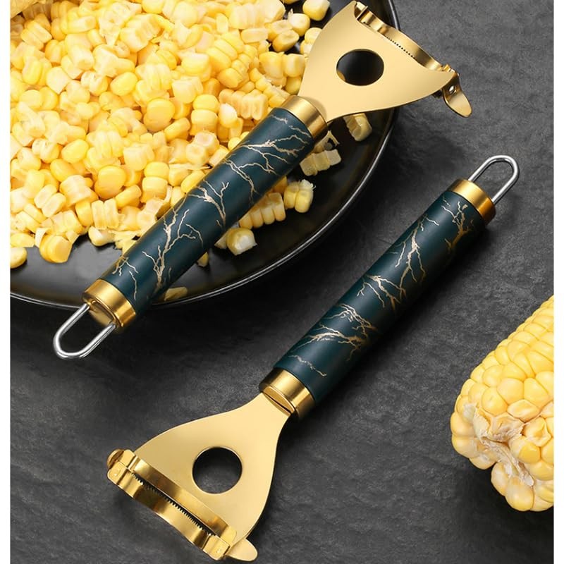 LAKYMIE Corn Peeler Corn Stripper Cob Remover Corn Cutter Peeler