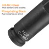 uxcell 22mm Hex Impact Bit Socket H22 1/2" CR-MO Steel