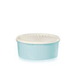 Tupperware Heritage Collection 7.6 Cup Cookie Canister, Vintage Blue Color, Dishwasher Safe and BPA Free Container (1.8 L)