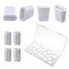40 Pieces Rubber Feet for Sink Grid White Rubber Grid