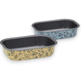 Terryshop74 Mini Air Fryer Airfryer Baking Tray Non-Stick Aluminum Reusable Non-Stick Nice Comfortable Spacious Even for Small Portions (Crema, Rectangle 20x14cm)