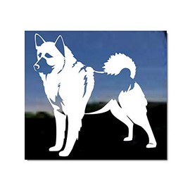 Norwegian Elkhound NickerStickers® Vinyl Dog Window Auto Truck Tablet Laptop Decal Sticker