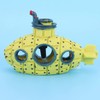 Submarine Stone Set Yellow Aquarium Decoration, Realistic Air Bubbler Fish