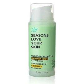 Seasons Love Your Skin Bloqueador Solar en Gel Fps50, Manzana, 100 ml