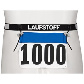 Laufstoff Set of 2 Race Number Bands for Running, Triathlon