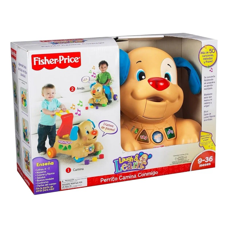 Andadera Para Bebés Fisher-price Perrito Camina Conmigo Multicolor (Usado)
